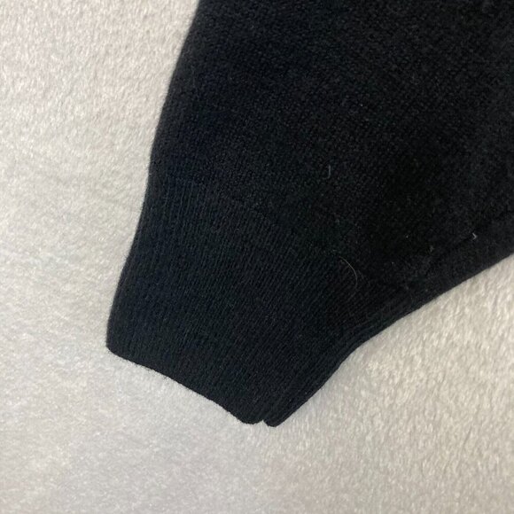 POLO GOLF Men's 100% Cashmere Sweater Mens XL Black V-Neck Preppy Vintage RARE - Picture 9 of 14